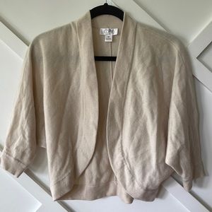 CASHMERE - Anne Taylor Round Hem Cardigan